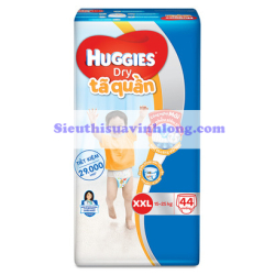 BỈM - TÃ QUẦN HUGGIES SIZE XXL - 44 MIẾNG (CHO BÉ 15 - 25KG)